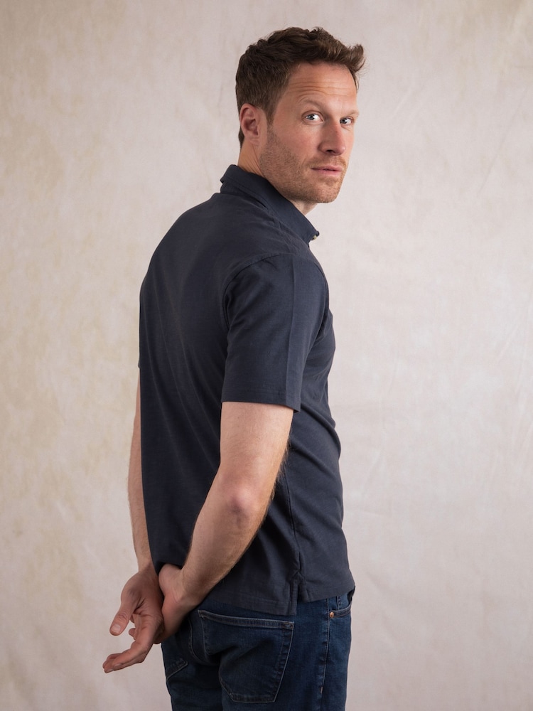 Lakeland Clothing Purple Newlands Pocket Polo Shirt - Image 5 of 7