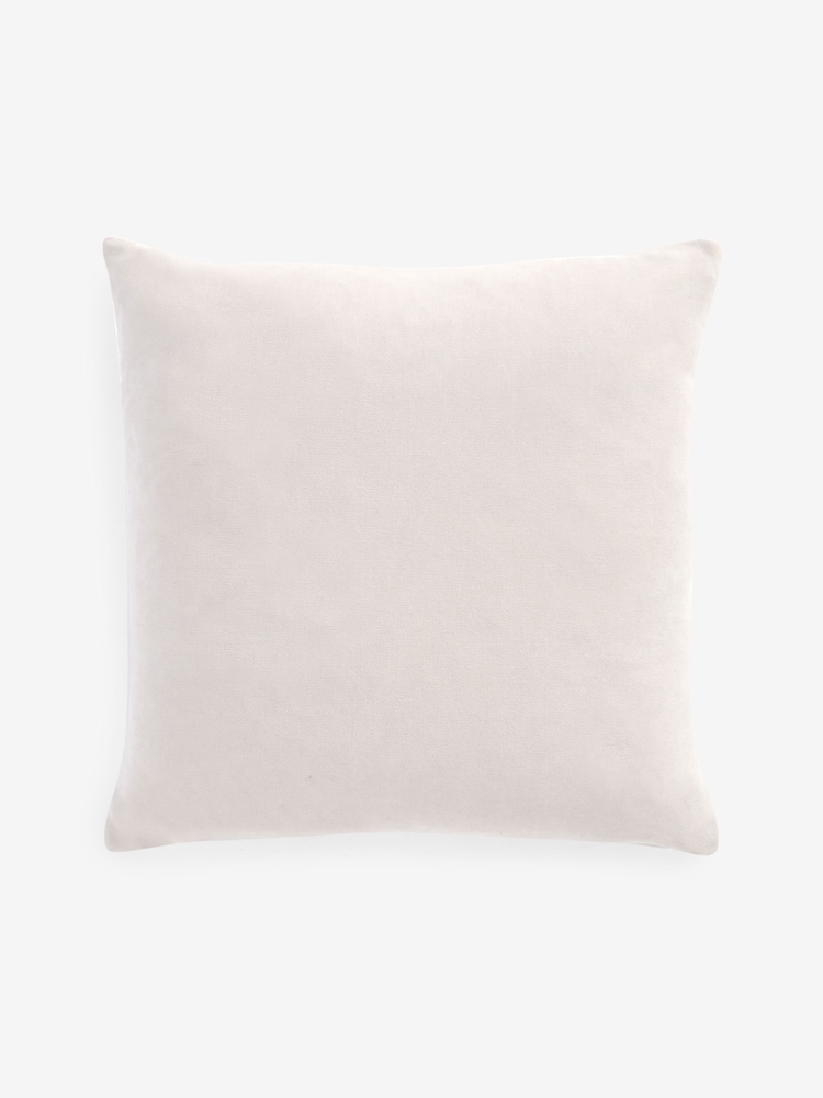 Champagne Gold 43 x 43cm Velvet Curve Cushion - Image 2 of 3