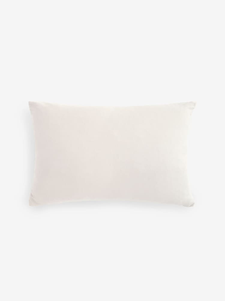 Champagne Gold Collection Luxe 40 x 59cm Velvet Curve Cushion - Image 4 of 5