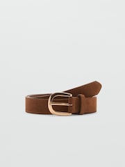 Mango Brown Suede Belt - Image 1 of 4