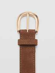 Mango Brown Suede Belt - Image 2 of 4
