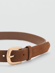 Mango Brown Suede Belt - Image 3 of 4