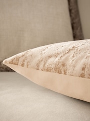 Mid Natural 40 x 59cm Fem Chic Velvet Abstract Cushion - Image 2 of 5