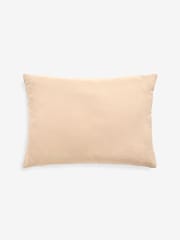 Mid Natural 40 x 59cm Fem Chic Velvet Abstract Cushion - Image 4 of 5