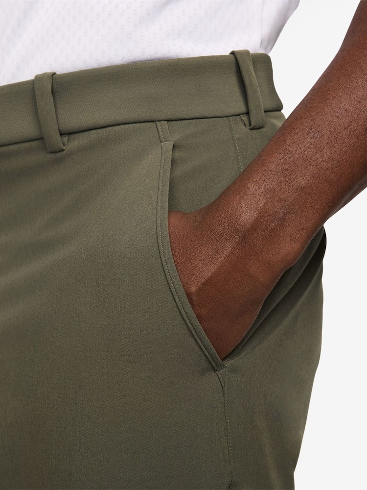 Nike Olive Green Dri-FIT Golf Shorts - Image 4 of 4