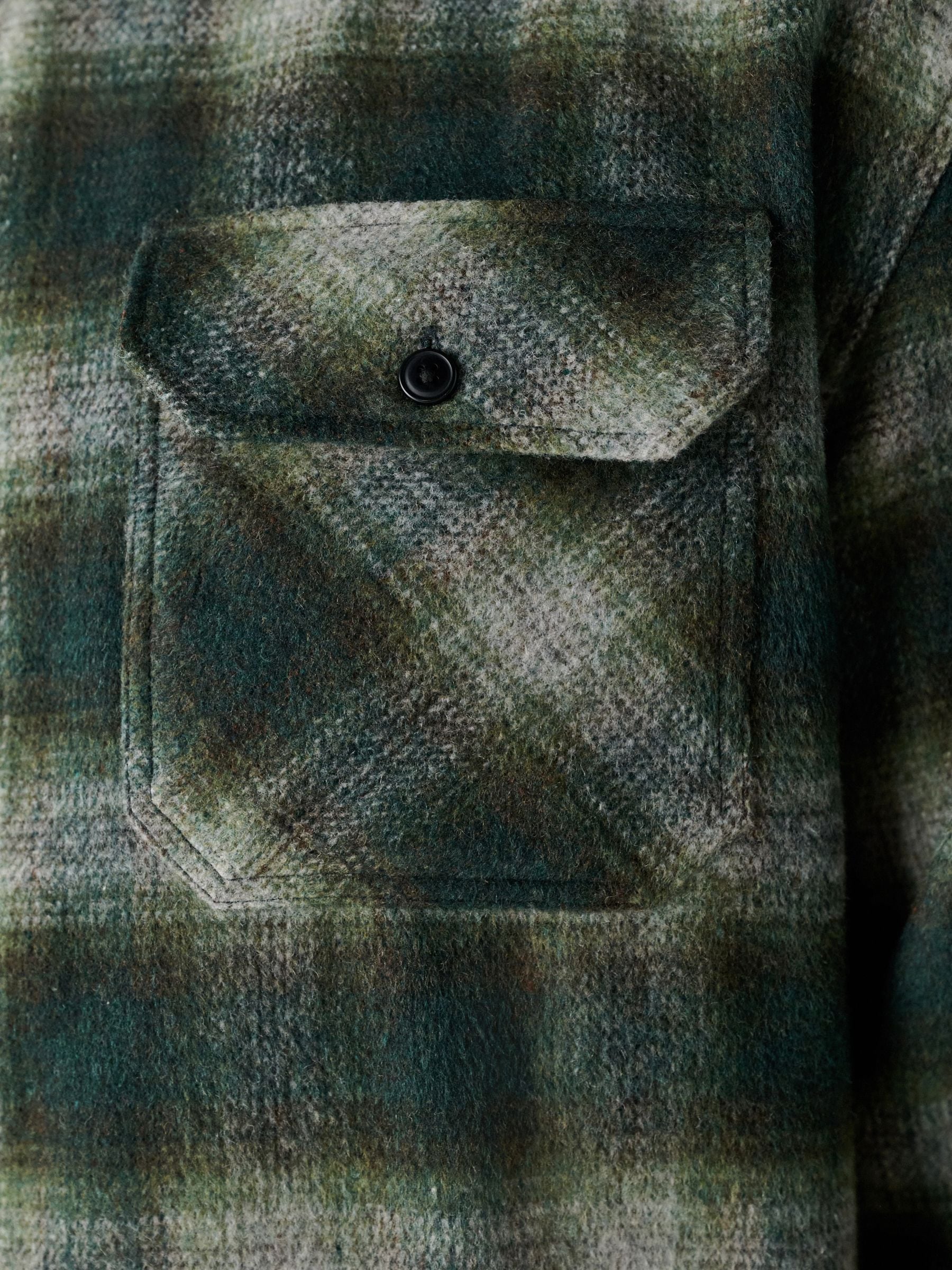 Buy Green Twin Pocket Long Sleeve Check Overshirt from Next USA