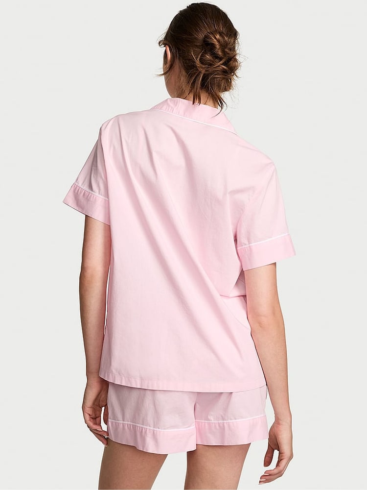 Victoria's Secret Pretty Blossom Pink Cotton Short Pyjama Set - Image 2 of 3