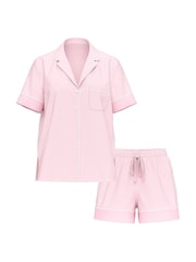 Victoria's Secret Pretty Blossom Pink Cotton Short Pyjama Set - Image 3 of 3