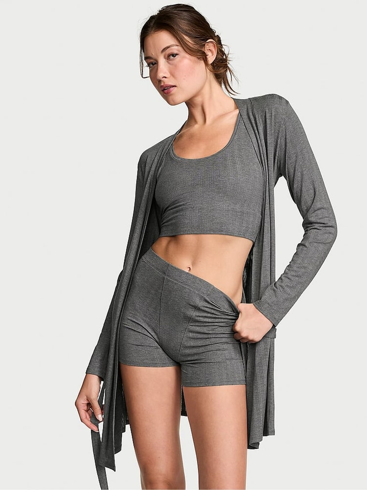 Victoria's Secret Heather Anthracite Grey Modal 3 Piece Set - Image 1 of 2