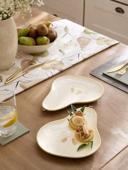 Set of 2 Natural Pear Side Plates - Image 2 of 5