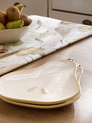 Set of 2 Natural Pear Side Plates - Image 3 of 5