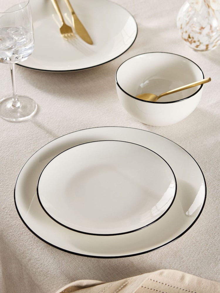 Vajilla de 12 piezas con borde - Imagen 2 de 4