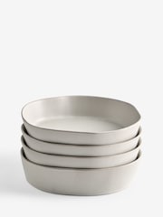 Set of 4 Natural Lana Pasta Bowls - Image 1 of 1