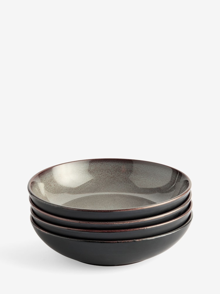 Grey Hampton Set of 4 Pasta Bowls - Image 4 of 4 Grey Hampton Set of 4 Pasta Bowls - Image 4 of 4