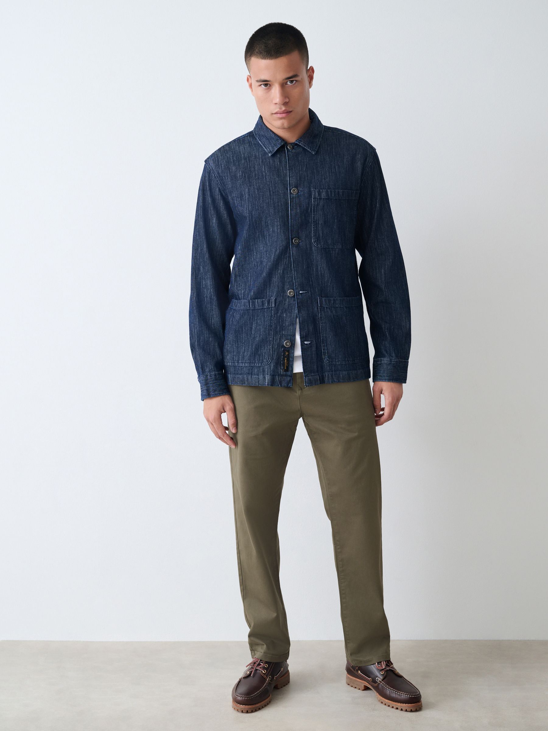 Buy Olive Green Straight Fit Stretch Chinos Trousers from Next USA