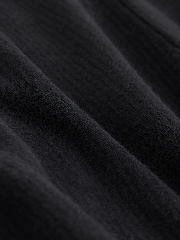 Black ThermoGen Maximum Warmth Rib Joggers - Image 2 of 3