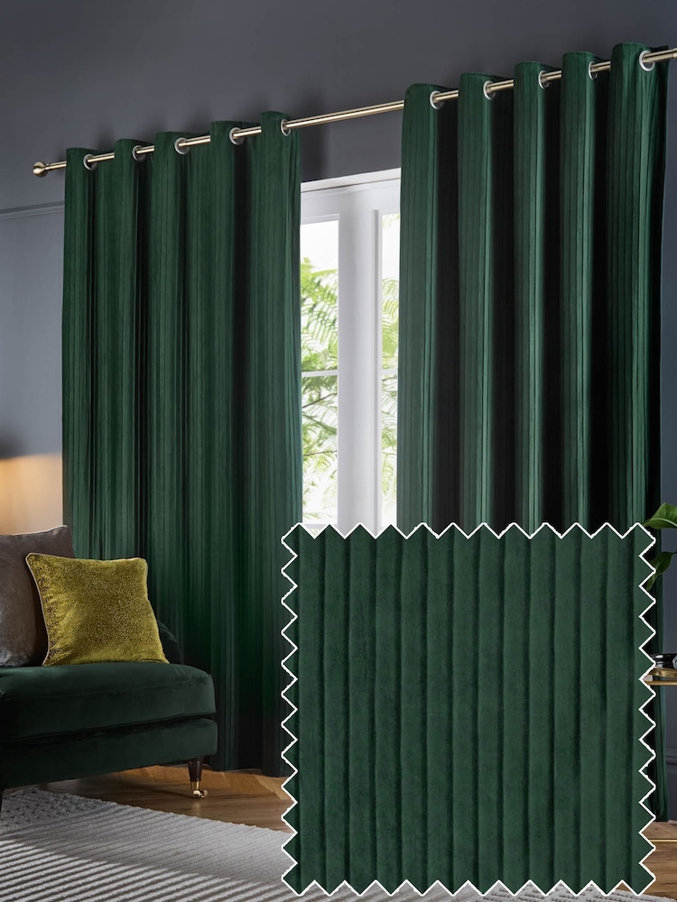 Затемняющая пара для комнаты с люверсами Paoletti Corinthian Velvet - Изображение 1 из 6 Затемняющая пара для комнаты с люверсами Paoletti Corinthian Velvet - Изображение 1 из 6