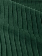 Paoletti Forest Corinthian Velvet Room Darkening Lined Eyelet Curtain Pair - Image 6 of 6