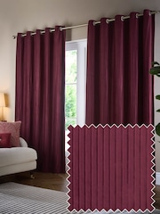 Затемняющая пара для комнаты с люверсами Paoletti Corinthian Velvet - Изображение 1 из 6