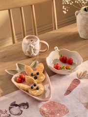 3 Piece Natural Easter Bunny Childrens Dining Set - Image 1 of 4