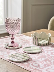 Set of 4 Pattern Ceramic Coasters - תמונה 1 מתוך 3