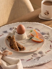 Natural Easter Bunny Egg Plate - Image 1 of 4