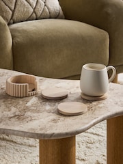 طقم 4 قطع من حامل وقواعد كوب خشبية Stamford - صورة 1 من 3