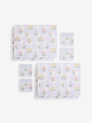 Set of 4 Purple Maisie Floral Print Corkback Placemats and Coasters - Image 1 of 1