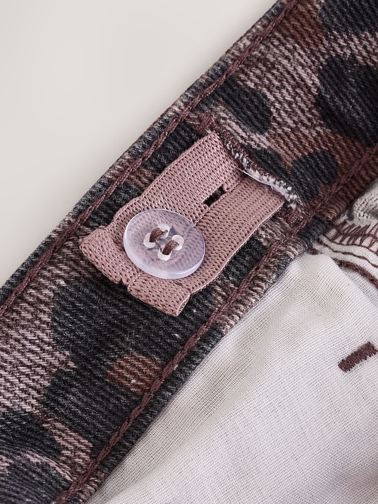 Chocolate Leopard Wide Leg Jeans (3-16yrs) - Image 9 of 9