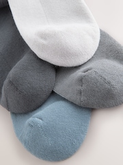 Blue/Grey Tipped Sports Socks 4 Pack - Image 9 of 9