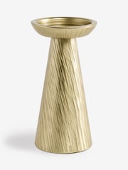 Gold Metal Evie Candle Holder Pillar - Image 6 of 6