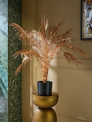 Gold Artificial Light Up Palm Plant - Image 1 of 3