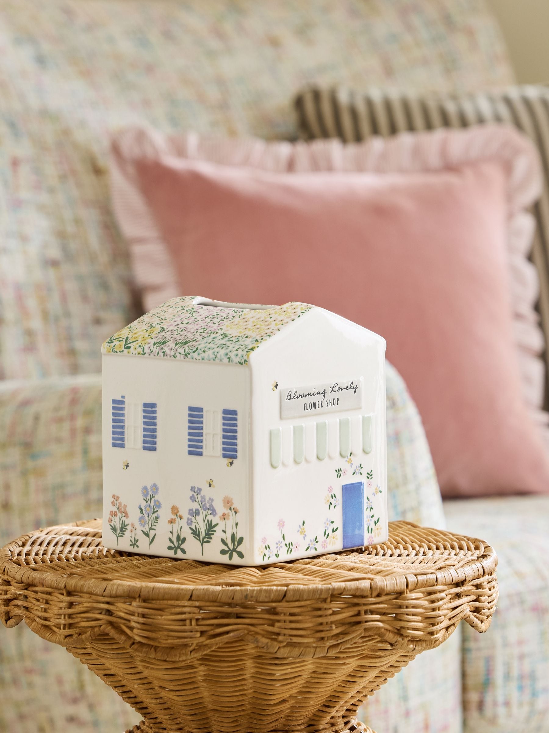 NEXT Flower Shop Tissue Box Cover - Thumbnail 3