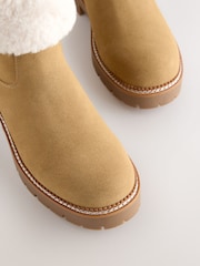 Castanho castanho - Forever Comfort® Faux Fur Cuff Ankle Boots - Imagem 4 de 5