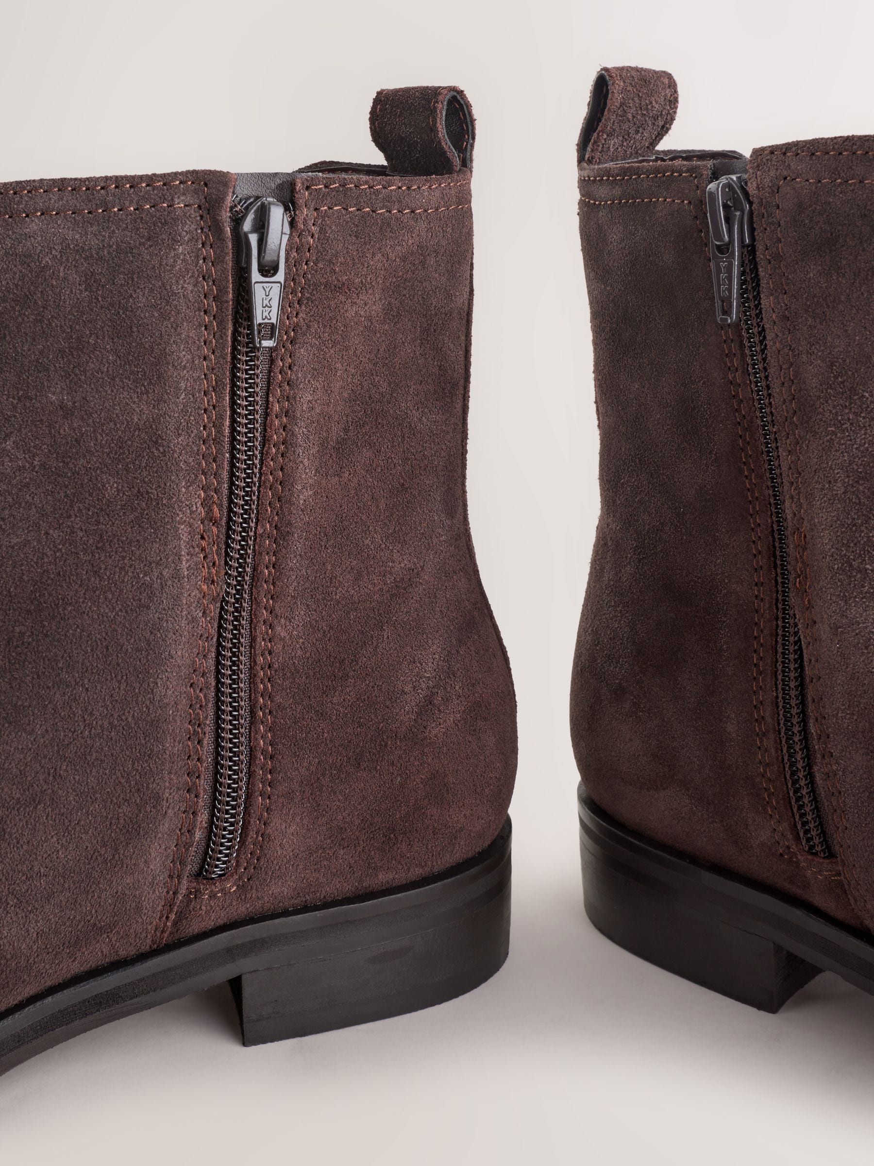 Section X Suede Chelsea Boots Brown Slip On Ankle Boot Size 12 Buy Chocolate Brown Suede Standard/Wide Fit Forever Comfort  main image 4