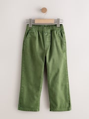 Khaki Green Wide Fit Pull On Twill Jeans (3-16yrs) - Image 5 of 8