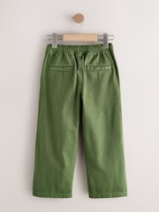 Khaki Green Wide Fit Pull On Twill Jeans (3-16yrs) - Image 6 of 8