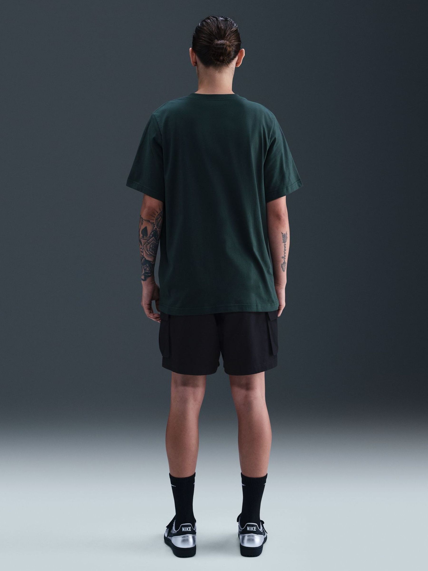 green black nike shirt