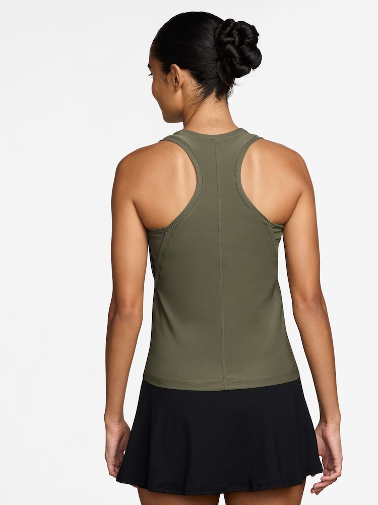 Nike Olive Green Victory Dri-FIT Tank Top - Image 2 of 3 Nike Olive Green Victory Dri-FIT Tank Top - Image 2 of 3