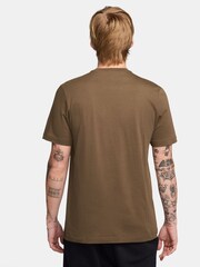 Nike Mosswood Brown Club T-Shirt - Image 2 of 3