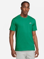 Nike Green Sportswear Club T-Shirt - Image 1 of 3