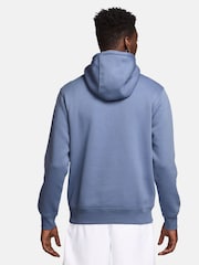 Nike World Indigo Blue Club Pull Over Hoodie - Image 2 of 3