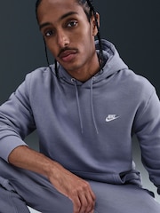 Nike World Indigo Blue Club Pull Over Hoodie - Image 4 of 5