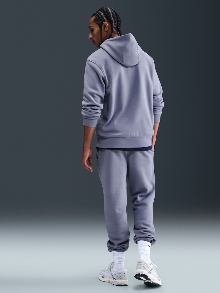 Nike World Indigo Blue Club Pull Over Hoodie - Image 5 of 5
