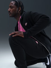 Negro y rosa - Pantalones de chándal de polar Club de Nike - Imagen 5 de 5