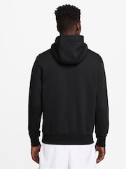 Nike Black Pink Club Pull Over Hoodie - Image 2 of 3
