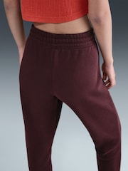 Nike Red Sportswear Phoenix Fleece Mid Rise Joggers - Image 5 of 5