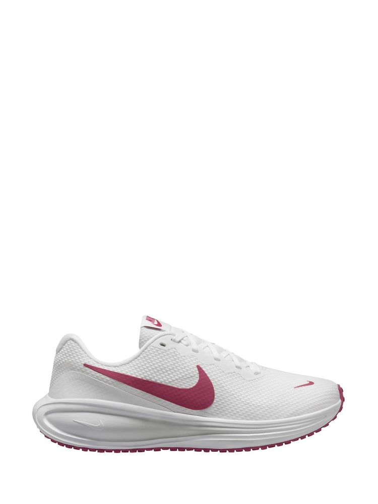 Nike White Beet Revolution 8 Road Running Trainers - Image 1 of 4 Nike White Beet Revolution 8 Road Running Trainers - Image 1 of 4