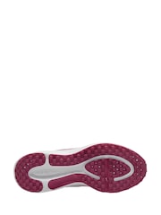 Nike White Beet Revolution 8 Road Running Trainers - Image 4 of 4