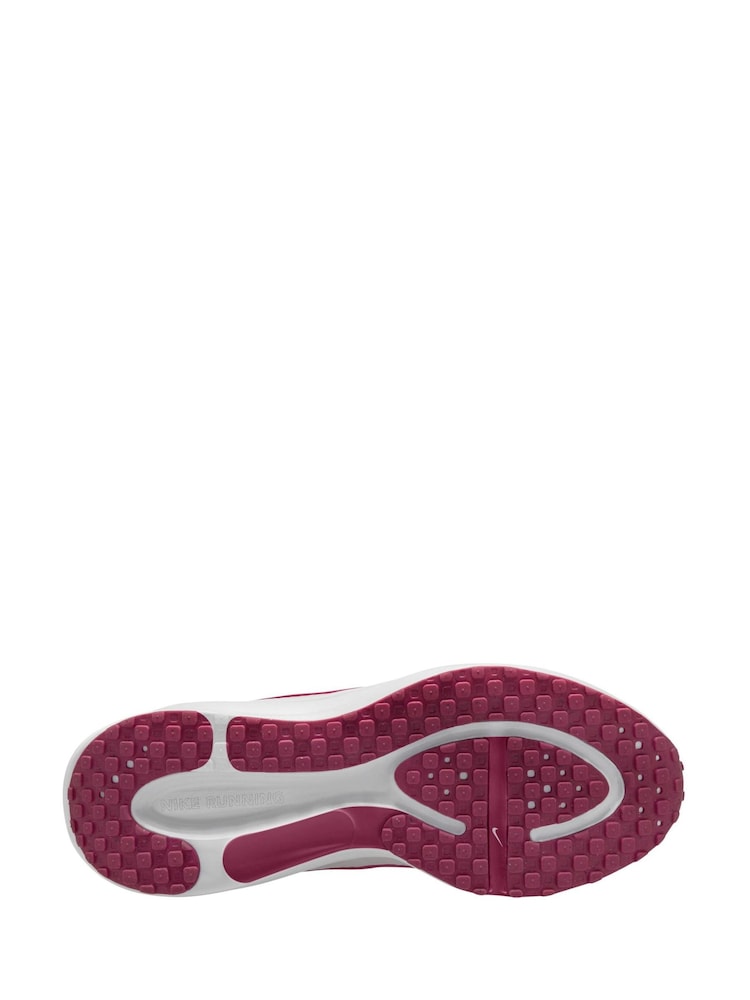 Nike White Beet Revolution 8 Road Running Trainers - Image 4 of 4